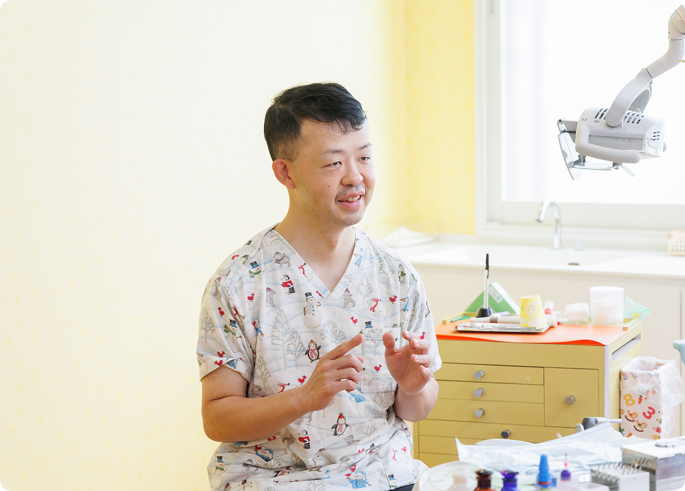 予防歯科を行う歯科医師